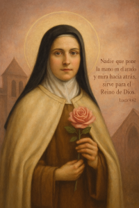 Moniciones para descargar en PDF- SANTA TERESITA DEL NIÑO JESÚS.