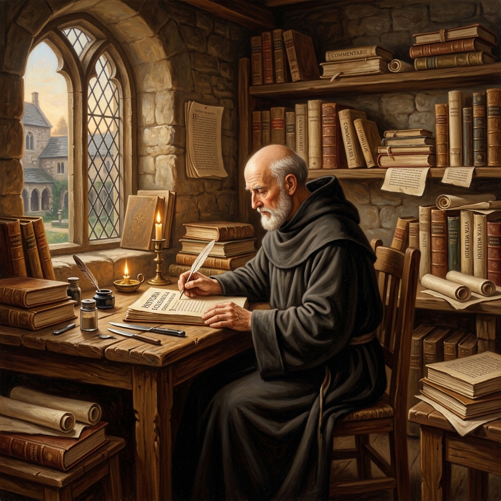 San Beda el Venerable: Doctor de la Iglesia, sabio benedictino y padre de la historia inglesa