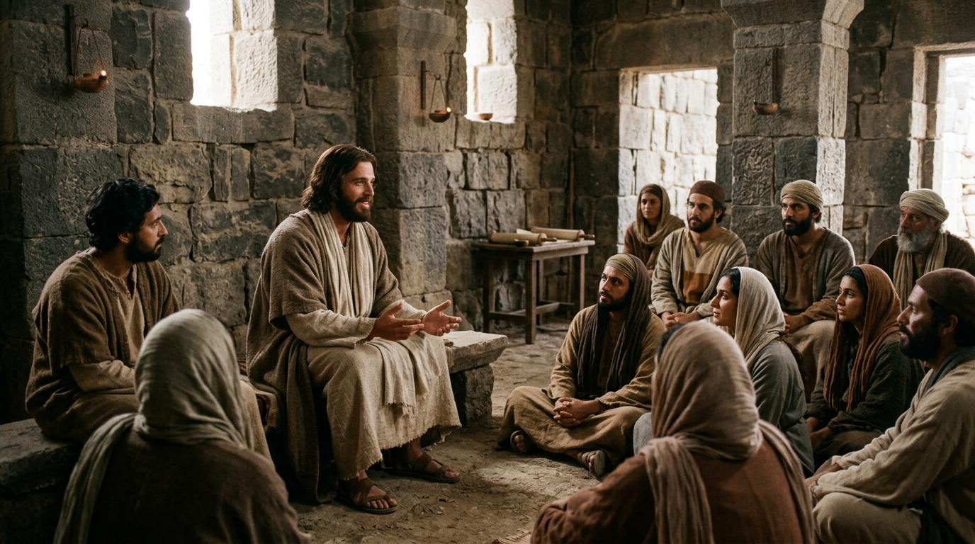 Evangelio de hoy - Jesús enseñando con autoridad en la sinagoga de Cafarnaún