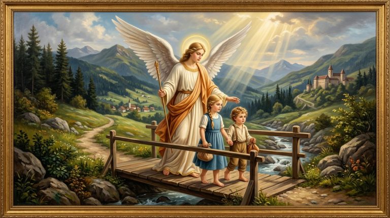Novena a los Santos Ángeles Custodios: Oración Completa Día a Día para Protección de los Hijos y la Familia