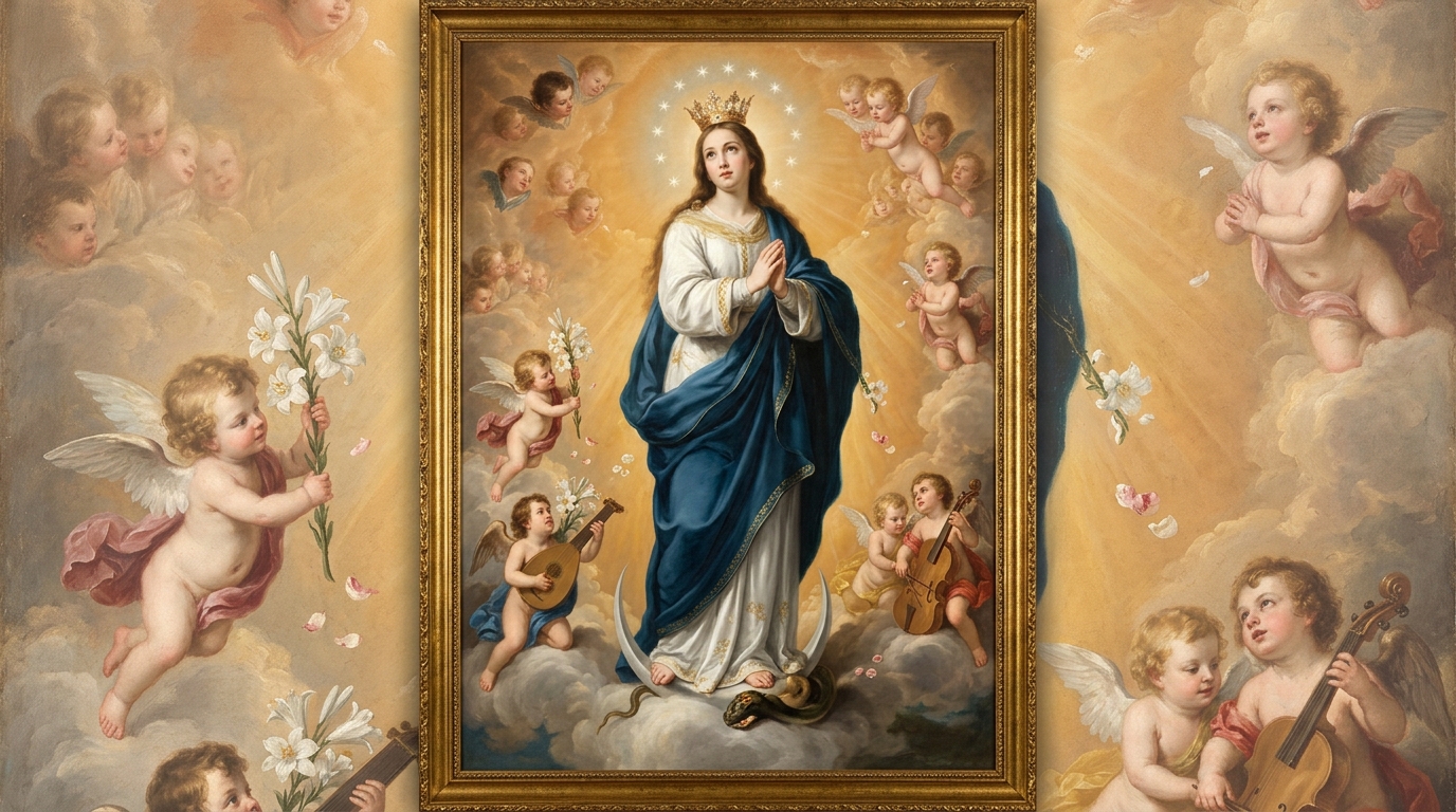 Oración Bendita sea tu pureza, Virgen María Inmaculada y Celestial Princesa